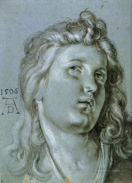 アルブレヒト・デューラー Painting - 天使の頭 北方ルネサンス アルブレヒト・デューラー